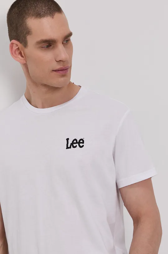 czarny Lee T-shirt (2-pack) Męski