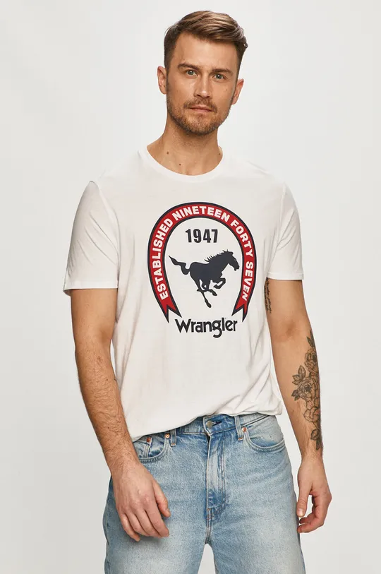 bijela Wrangler - Majica Muški