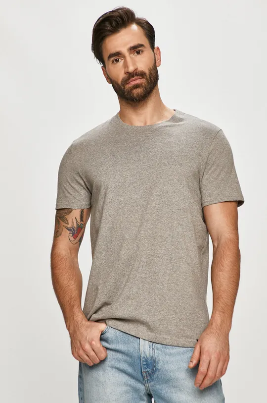 szary Wrangler - T-shirt (2-pack) Męski