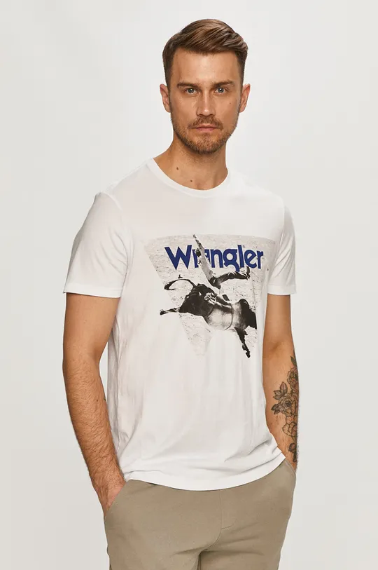 bijela Wrangler - Majica Muški