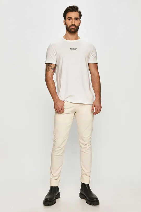 Wrangler - T-shirt biały