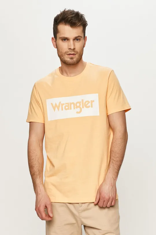 oranžová Wrangler - Tričko