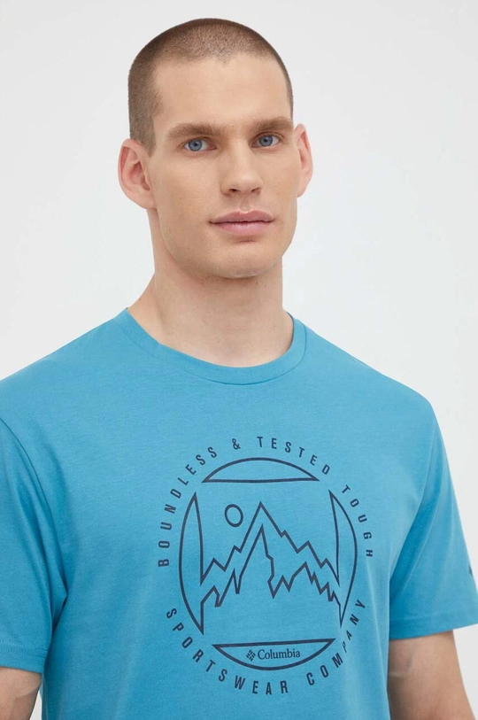 Columbia t-shirt bawełniany 100 % Bawełna organiczna