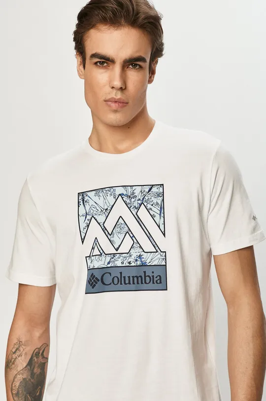 alb Columbia tricou De bărbați