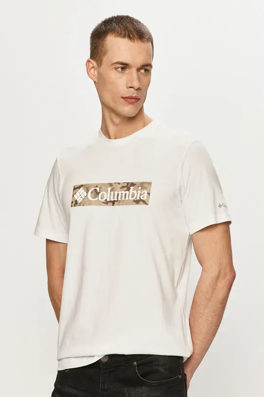 biela Columbia - Tričko Pánsky