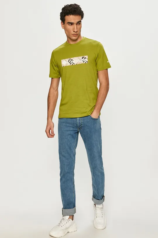 Columbia - T-shirt zielony