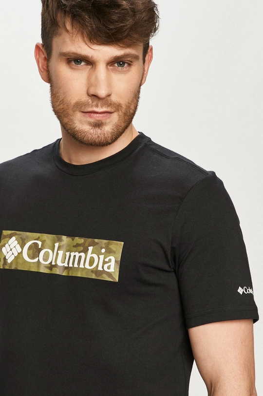 Columbia cotton t-shirt cotton black 1888813