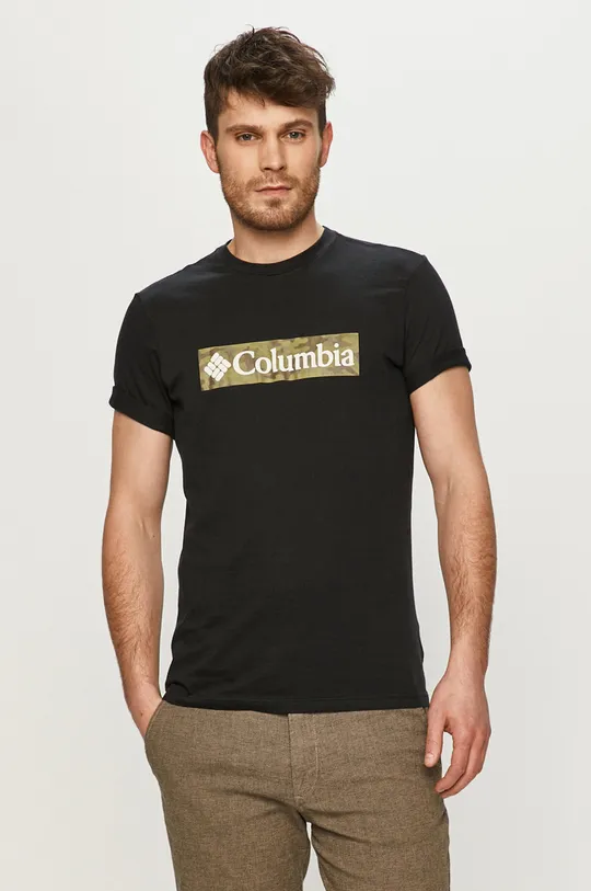 black Columbia cotton t-shirt