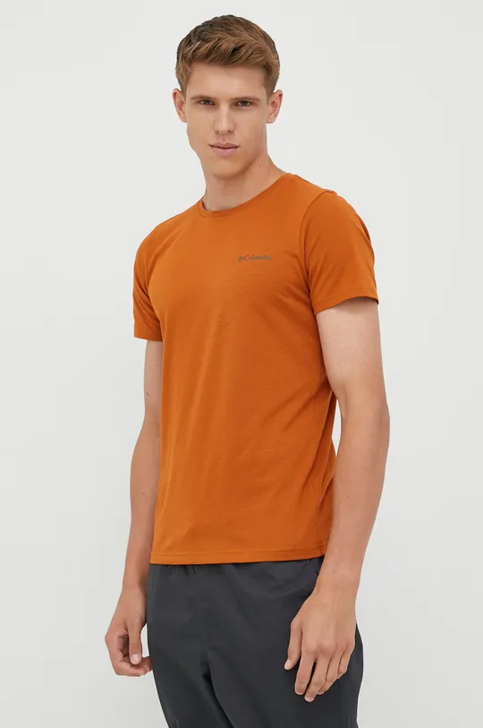 oranžová Športové tričko Columbia Sun Trek Pánsky