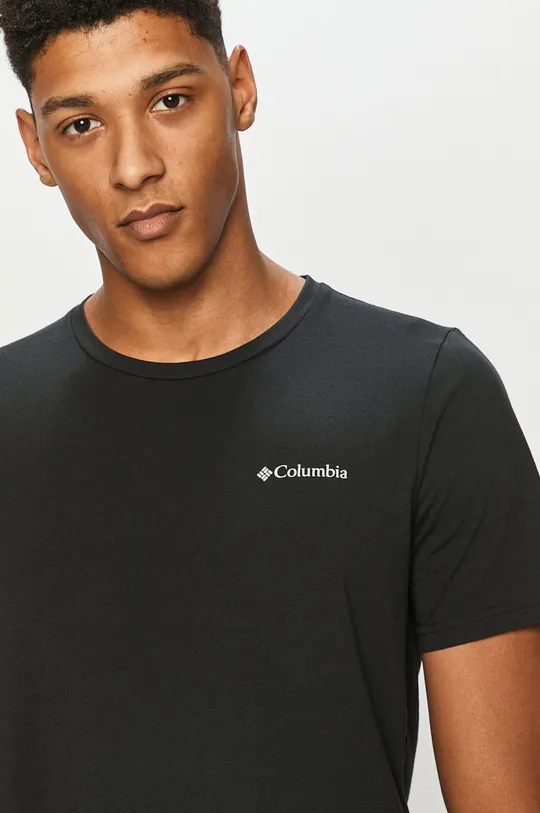czarny Columbia t-shirt sportowy Sun Trek