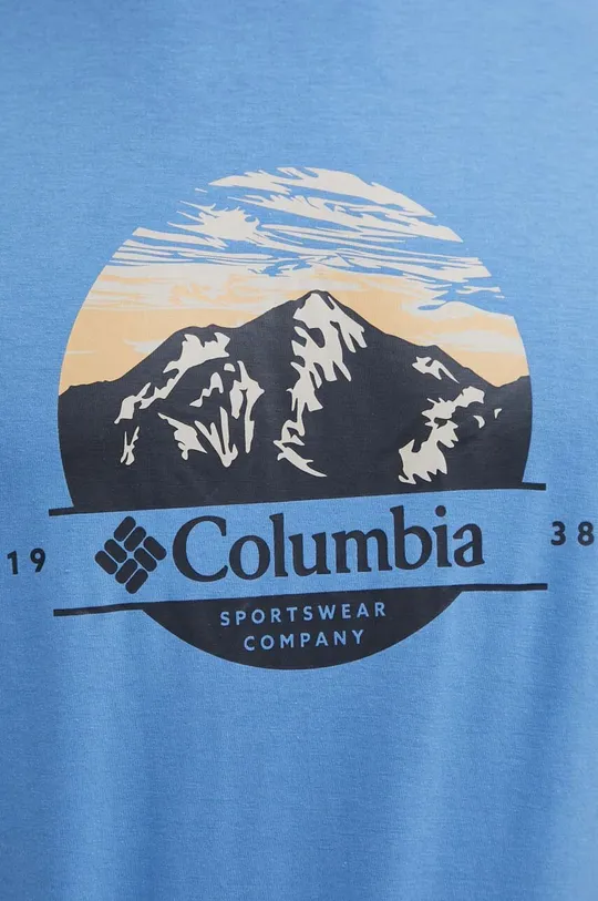 modrá Bavlnené tričko Columbia Path Lake