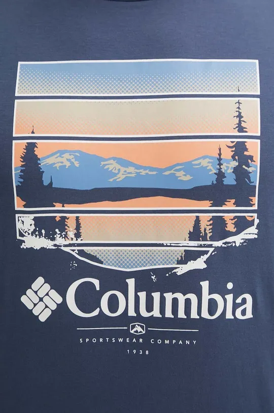 Bombažna kratka majica Columbia Path Lake Moški