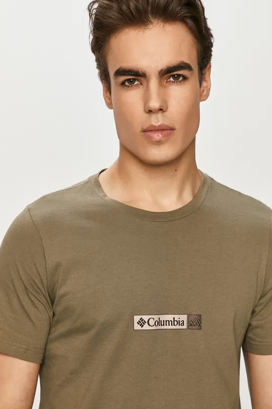 verde Columbia t-shirt in cotone Rapid Ridge Back Graphic Uomo