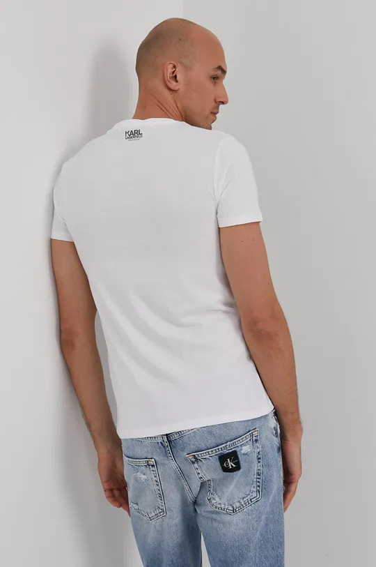 Karl Lagerfeld T-shirt KL21MTS01 100 % Bawełna