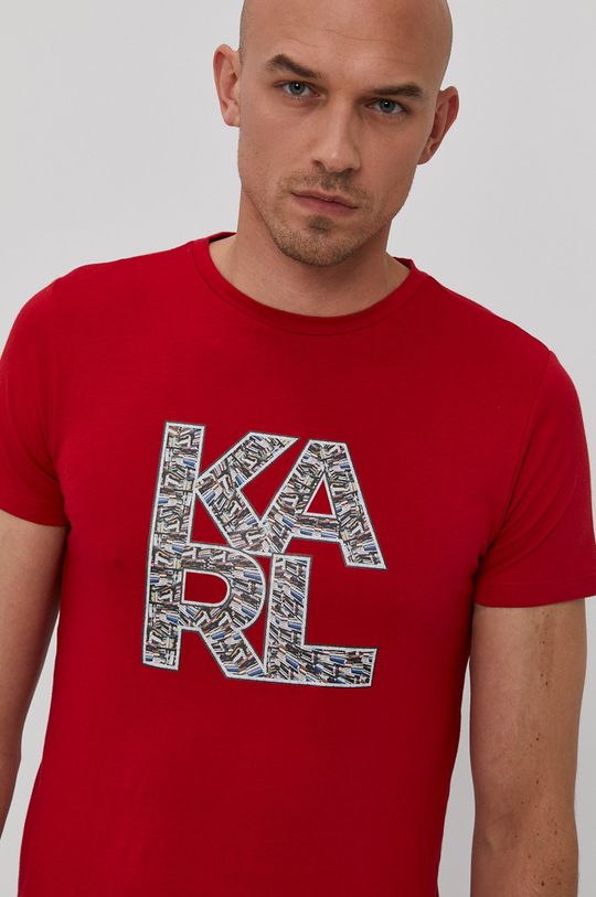 Tričko Karl Lagerfeld červená