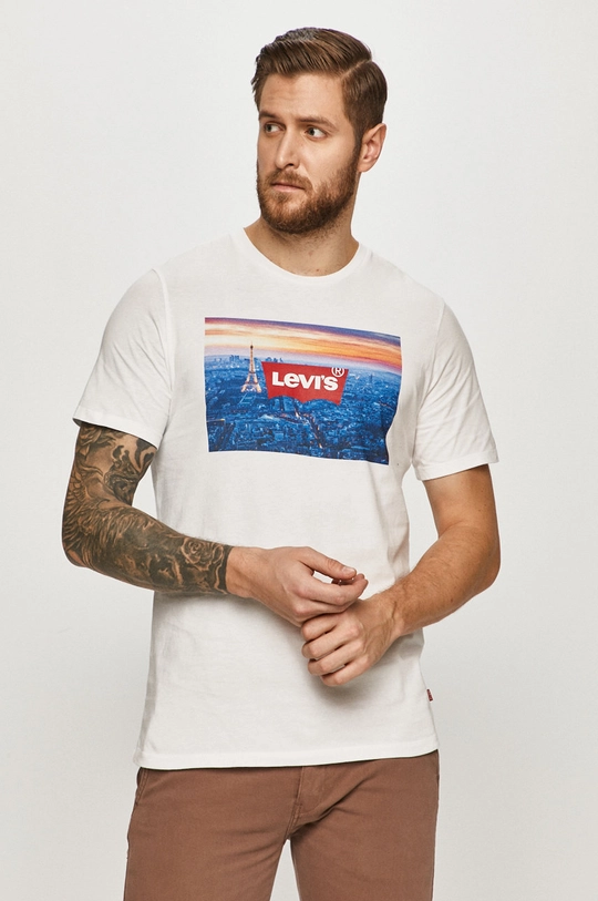 biały Levi's - T-shirt Męski