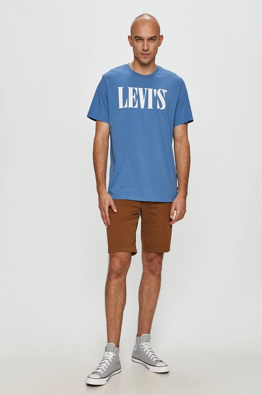 Levi's - T-shirt niebieski