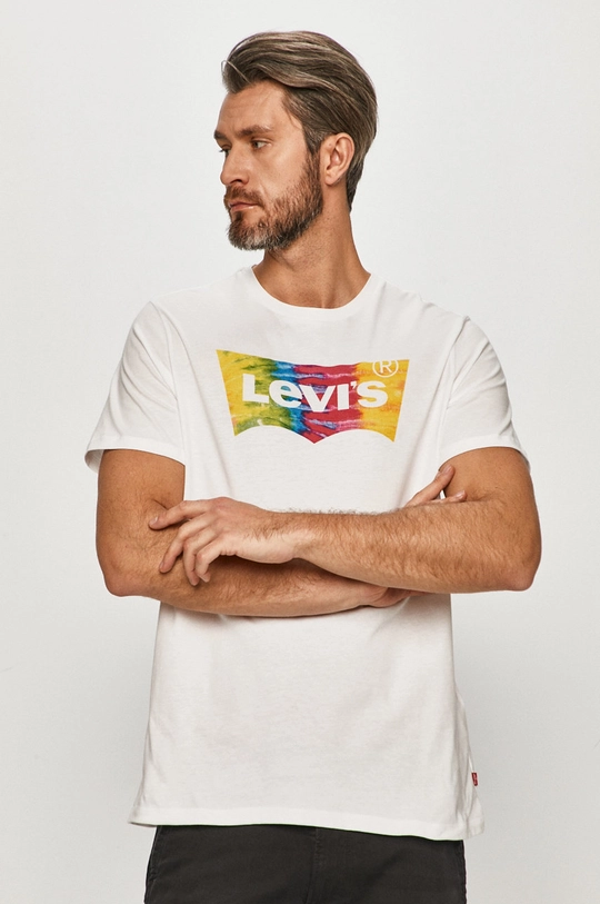 biały Levi's - T-shirt Męski