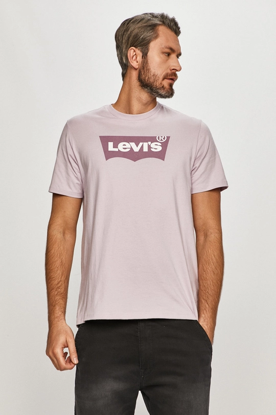 fioletowy Levi's - T-shirt Męski