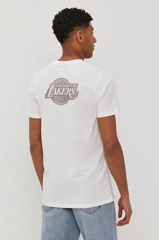 New Era T-shirt biały