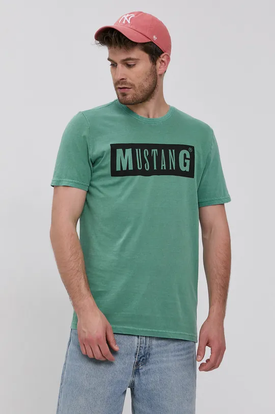 zielony Mustang T-shirt