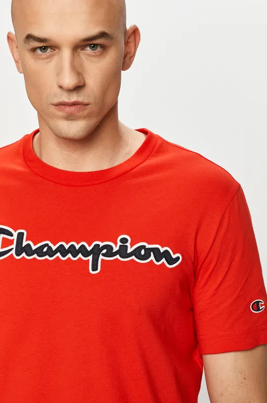 czerwony Champion - T-shirt 214194 Męski