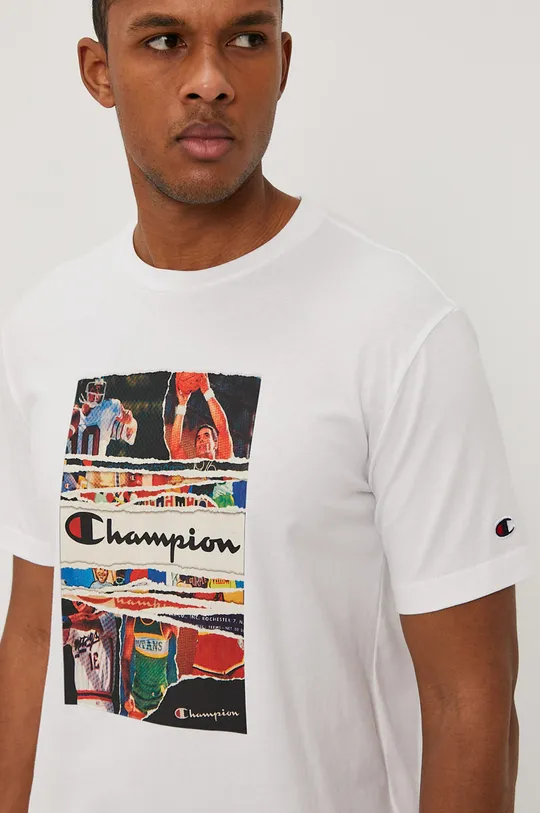 fehér Champion - T-shirt 216032