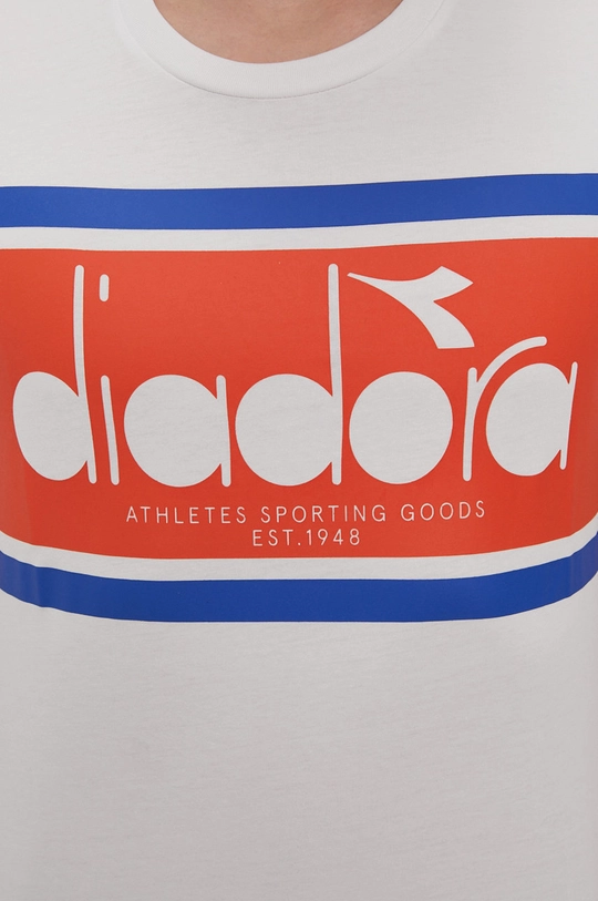 biały Diadora T-shirt