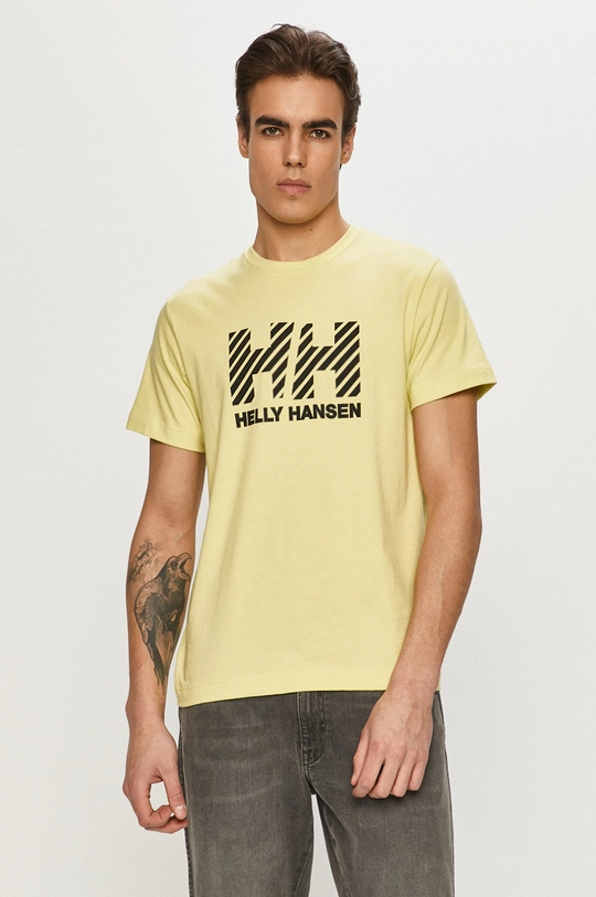 zielony Helly Hansen - T-shirt Męski