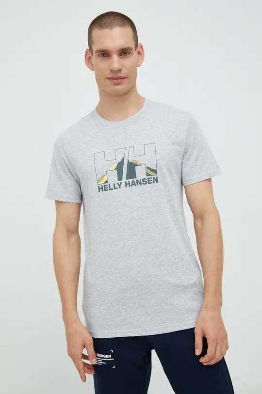 szary Helly Hansen t-shirt