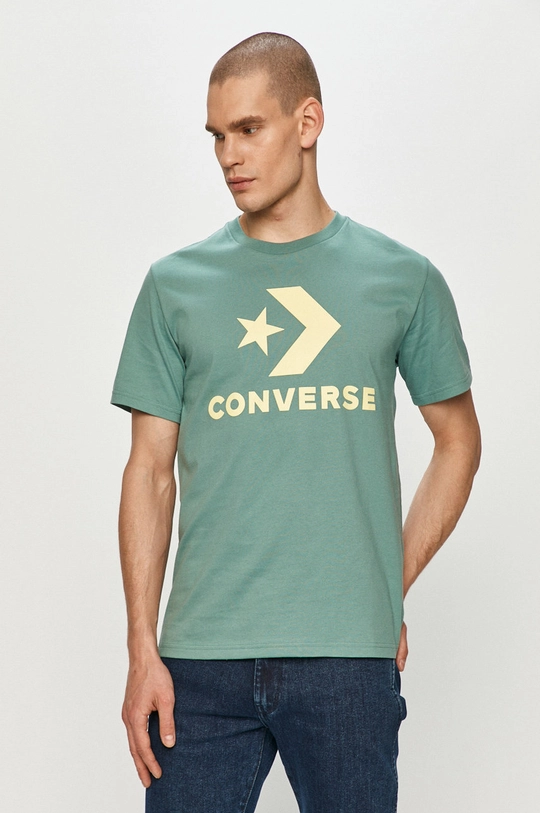 zielony Converse - T-shirt Męski