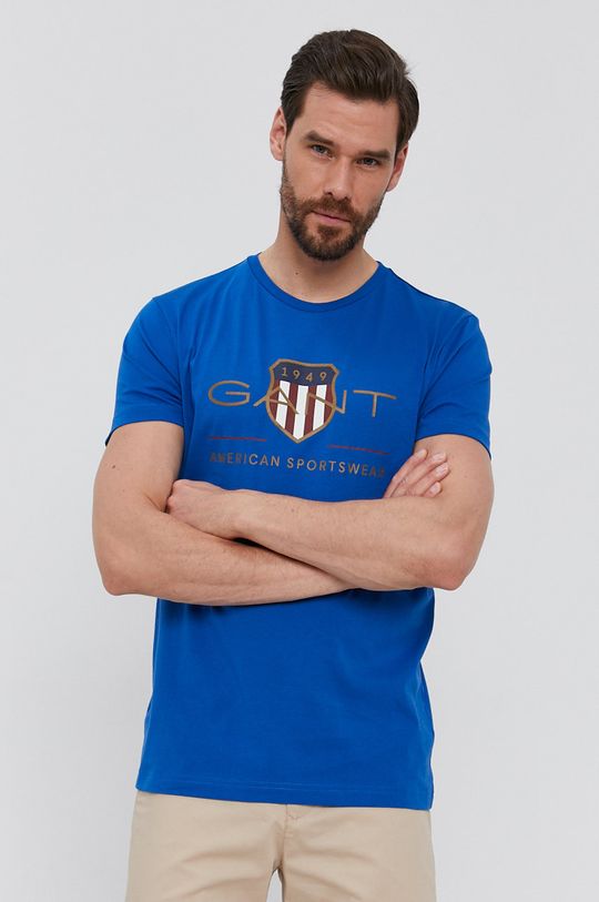 niebieski Gant T-shirt