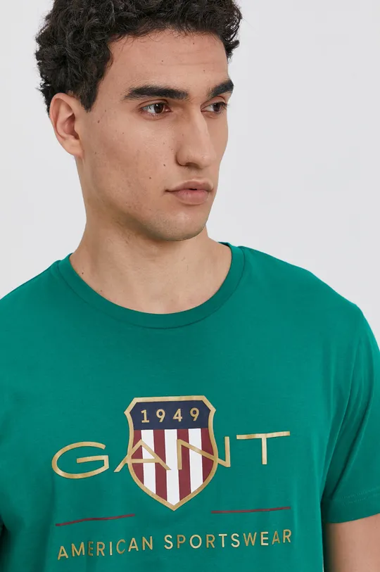 zelená Tričko Gant