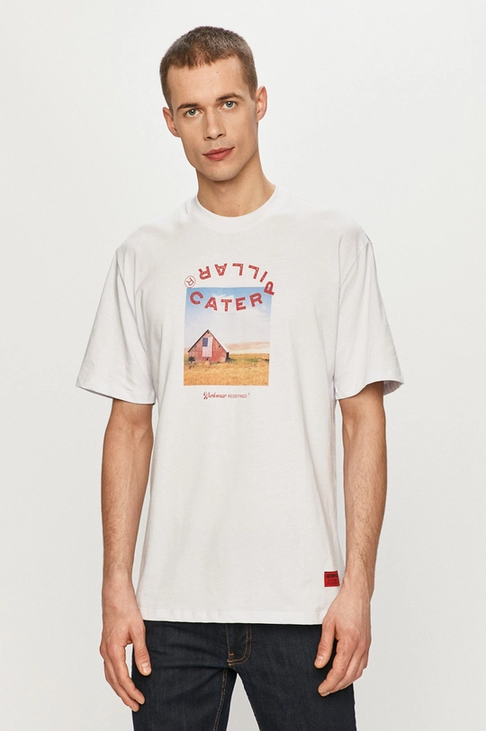 biały Caterpillar T-shirt Męski