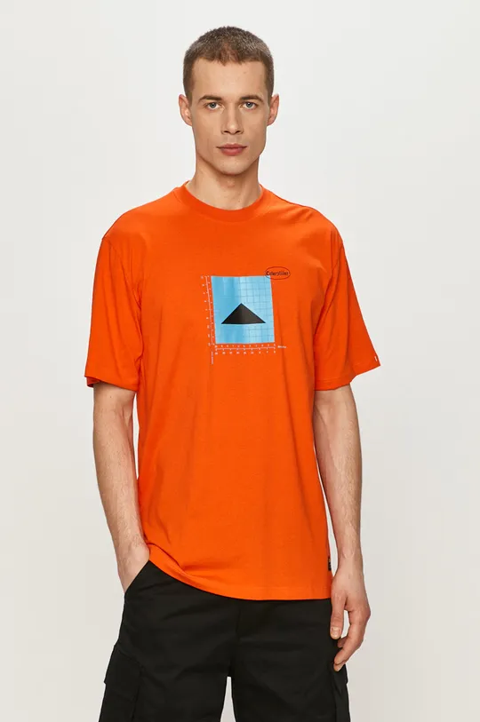 pomarańczowy Caterpillar T-shirt Męski
