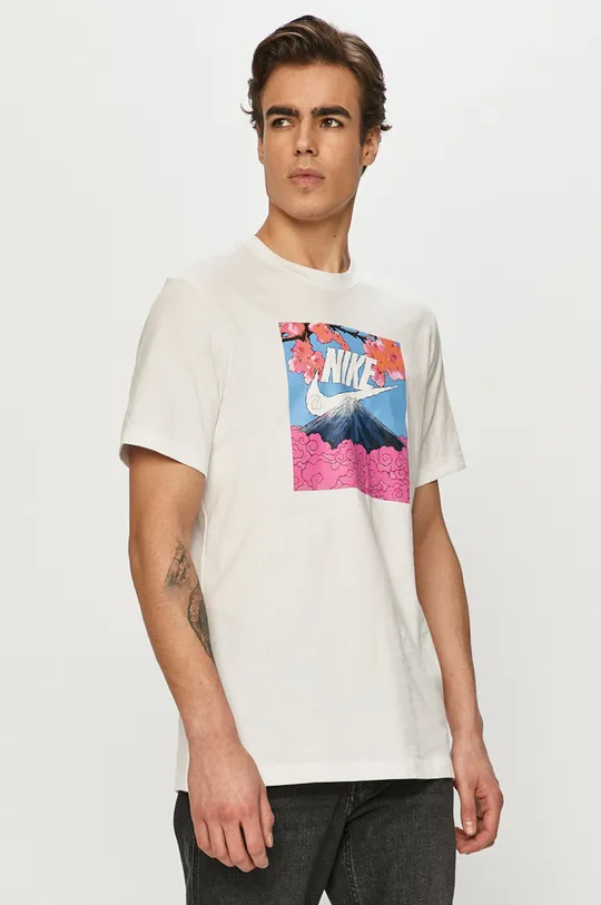 fehér Nike Sportswear - T-shirt Férfi