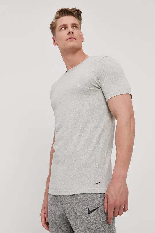 szary Nike T-shirt (2-pack) Męski