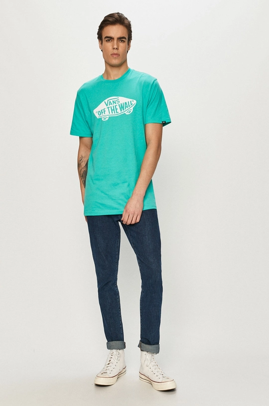 Vans - T-shirt turkusowy