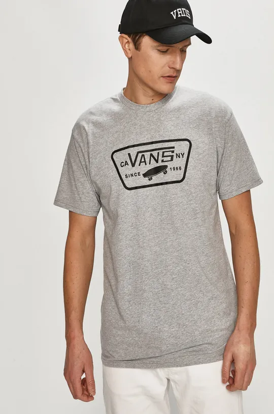 szary Vans - T-shirt Męski