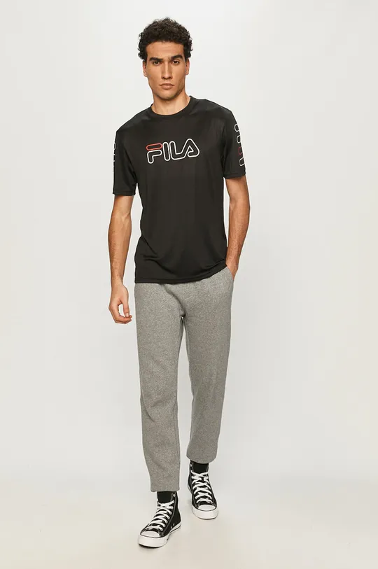 Fila T-shirt czarny