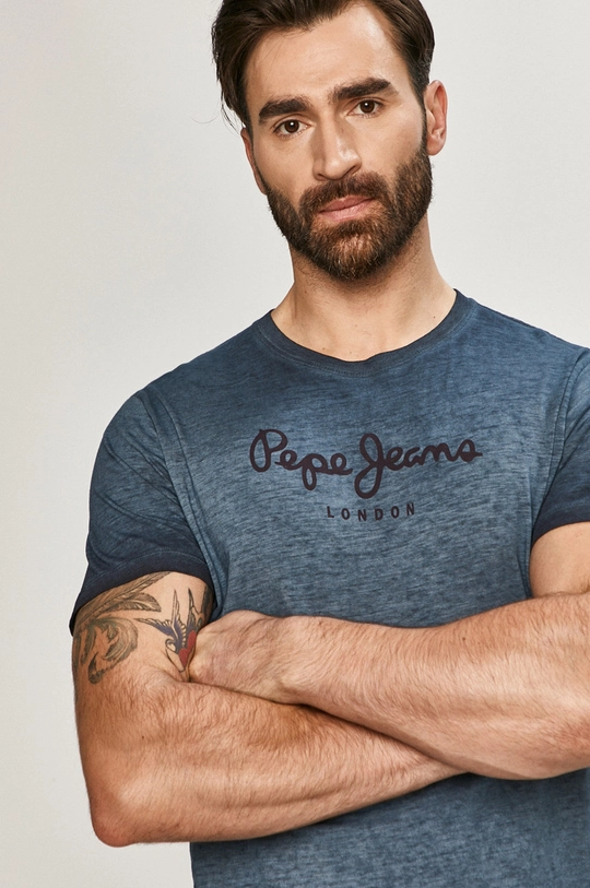 granatowy Pepe Jeans - T-shirt