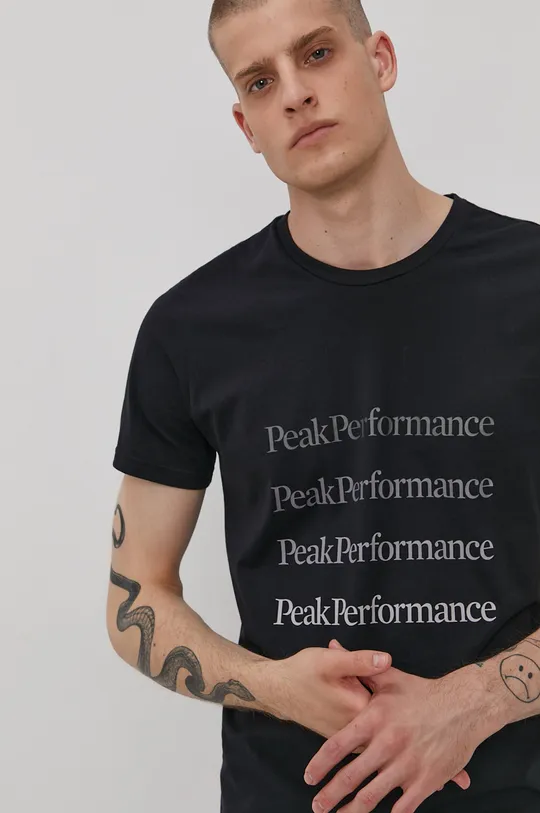 czarny Peak Performance T-shirt