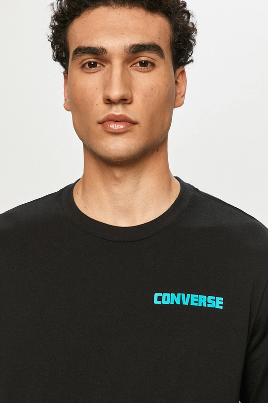 czarny Converse T-shirt