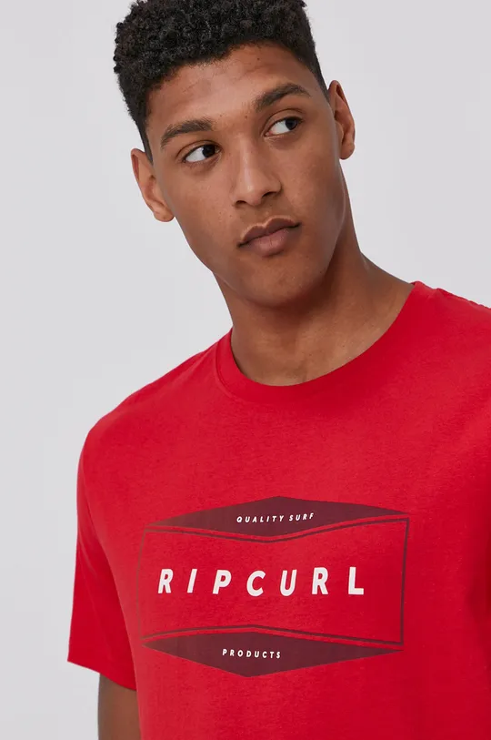 czerwony Rip Curl T-shirt