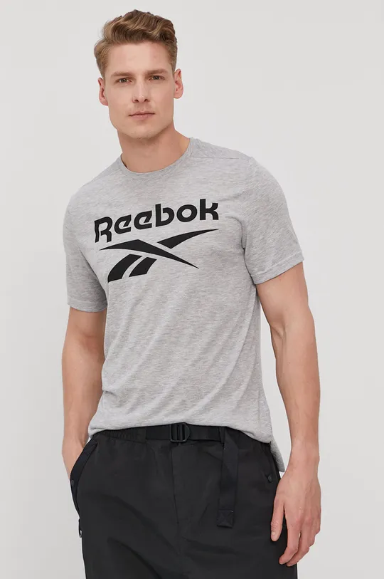 szary Reebok T-shirt FK6216