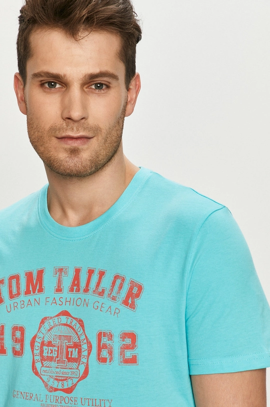 turkusowy Tom Tailor T-shirt