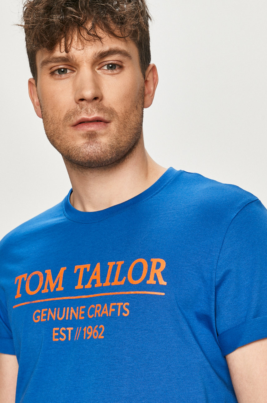 TOM TAILOR 1047023 T-Shirt, 12906-Wool White, 128 Garçon