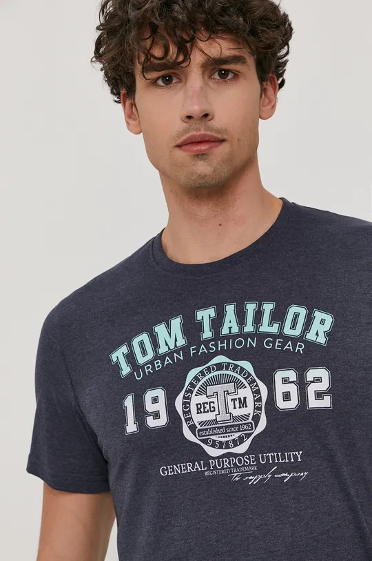 tmavomodrá Tričko Tom Tailor