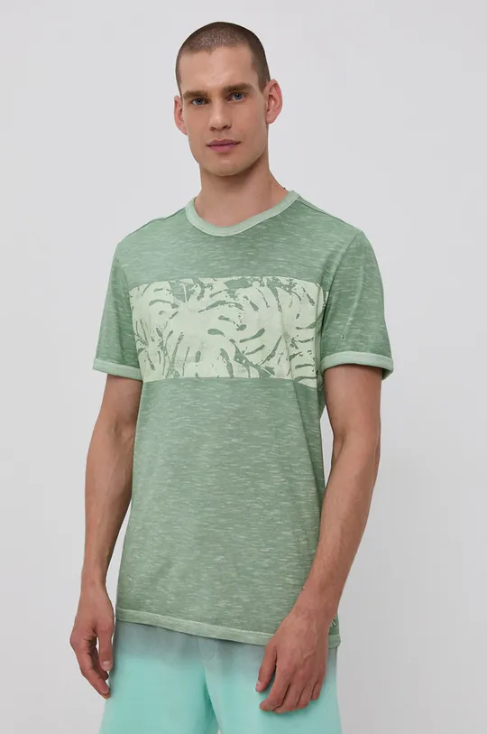 zielony Tom Tailor T-shirt Męski