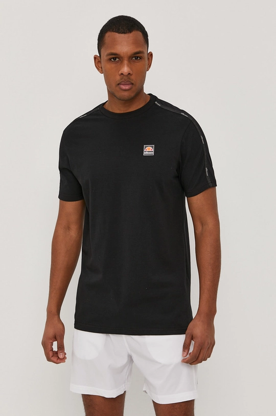 czarny Ellesse T-shirt Męski